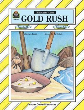Paperback Gold Rush Thematic Unit Book