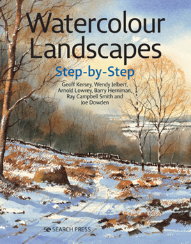 Paperback Watercolour Landscapes Step-By-Step Book