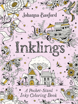 Paperback Inklings: A Pocket-Sized Inky Coloring Book