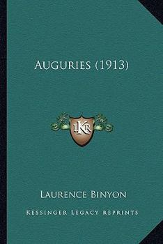 Paperback Auguries (1913) Book