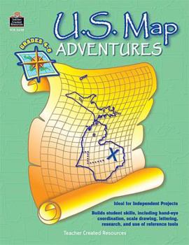 Paperback U.S. Map Adventures Book