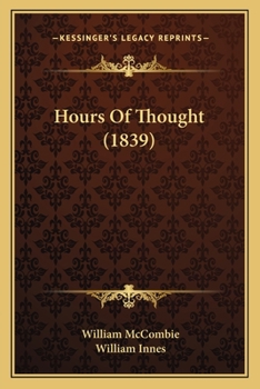 Paperback Hours Of Thought (1839) Book