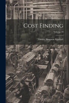 Paperback Cost Finding; Volume 10 Book