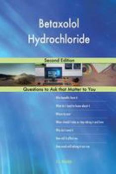 Paperback Betaxolol Hydrochloride; Second Edition Book