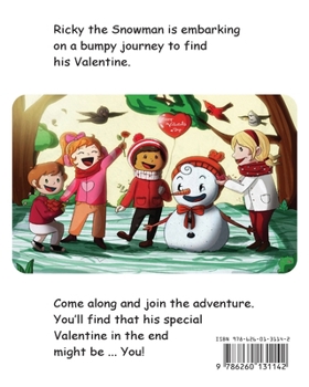 Paperback The Valentine Snowman Book