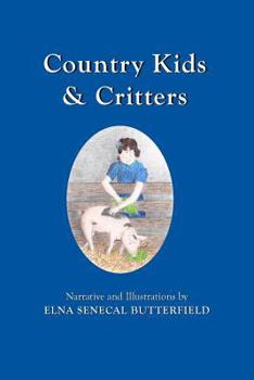 Paperback Country Kids & Critters: Black & White illustrations Book