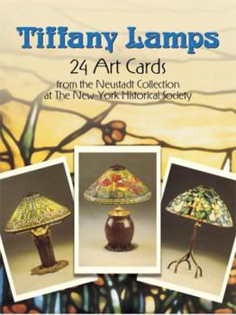 Paperback Tiffany Lamps: 24 Art Cards Book