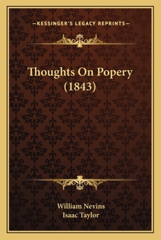 Paperback Thoughts On Popery (1843) Book