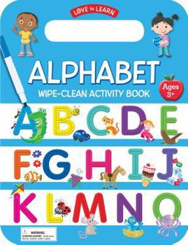 Hardcover Alphabet Wipe-Clean Activity Book