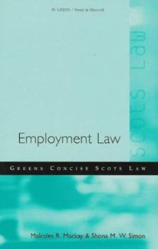 Paperback Employment Law (Greens Concise Scots Law) Book