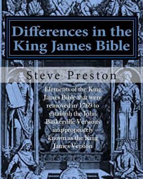 Paperback Differences in the King James Bible: Baskerville Version Limitations Book