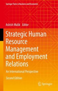 Hardcover Strategic Human Resource Management and Employment Relations: An International Perspective Book