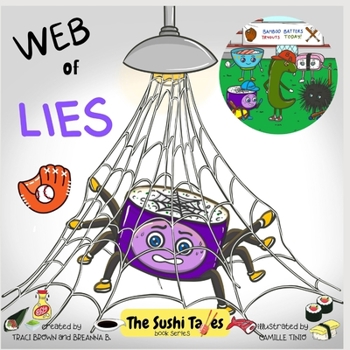 Paperback Web of Lies (The Sushi Tales) Book