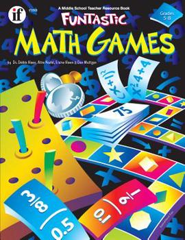 Paperback Funtastic Math Games, Grades 5 - 8 Book