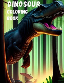 Paperback dinosaur coloring book: Awesome dinosaur coloring book for age 8 to 14 Book