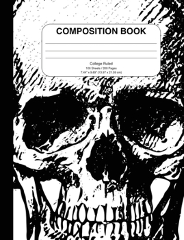 Paperback Skull Composition Book