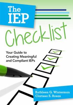 Paperback The IEP Checklist: Your Guide to Creating Meaningful and Compliant IEPs Book