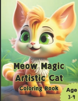 Paperback Meow Magic Artistic Cat - Unlock Creative Adventures in Coloring Book