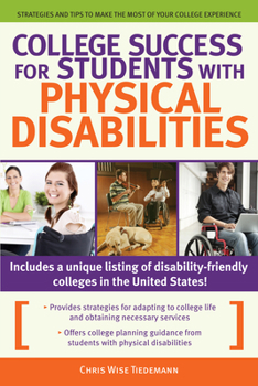 Paperback College Success for Students With Physical Disabilities Book