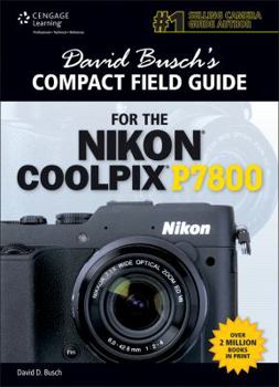 Spiral-bound David Busch's Compact Field Guide for the Nikon Coolpix P7800 Book