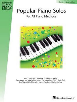 Paperback Popular Piano Solos - Level 4: Hal Leonard Student Piano Library Book