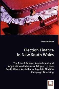 Paperback Election Finance in New South Wales Book