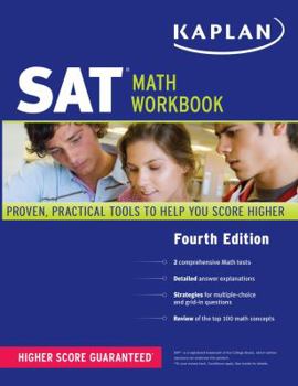 Paperback Kaplan SAT Math Workbook Book