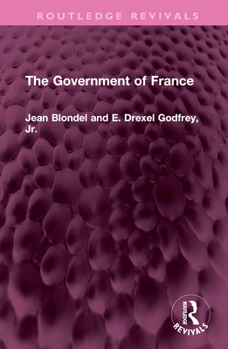 Hardcover The Government of France Book