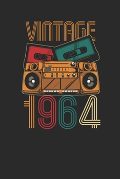 Vintage 1964: Dotted Bullet Notebook – Birthday Gift or Anniversary Gift Idea