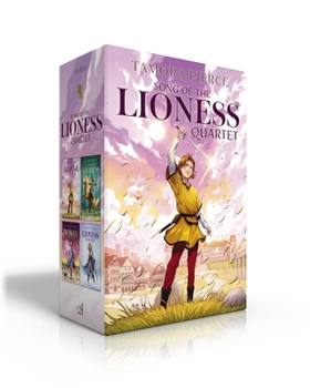 Paperback Song of the Lioness Quartet (Boxed Set): Alanna; In the Hand of the Goddess; The Woman Who Rides Like a Man; Lioness Rampant Book