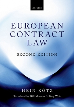 Hardcover European Contract Law (UK) Book