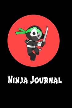 Paperback Ninja Journal: Notebook, Diary, Planner for school, artists, teachers, students, work (100 Pages 6 "x 9") Book