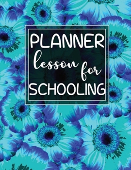 Paperback lesson planner for schooling: Weekly Teacher Planner with Important Dates. Book