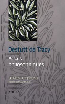 Paperback Oeuvres Completes Tome II: Essais Philosophiques [French] Book