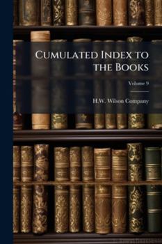 Paperback Cumulated Index to the Books; Volume 9 Book