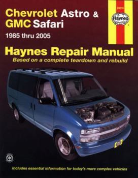 Paperback Chevrolet Astro & GMC Safari Mini Van 1985-05 Book