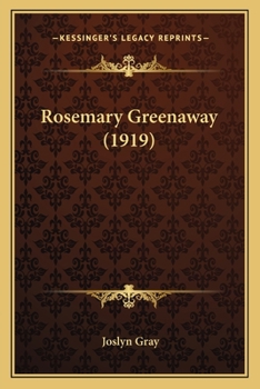 Paperback Rosemary Greenaway (1919) Book