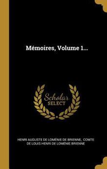 Hardcover Mémoires, Volume 1... [French] Book
