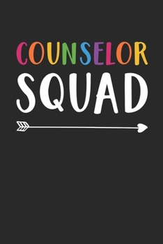 Paperback Counselor Squad Notebook - School Admin Journal - Counselor Squad Diary: Medium College-Ruled Journey Diary, 110 page, Lined, 6x9 (15.2 x 22.9 cm) Book