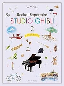 Paperback Studio Ghibli - Recital Repertoire Book 2: Intermediate Level Piano Solo Book