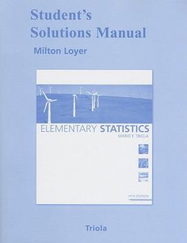 Paperback Student's Solutions Manual for Elementary Statistics Book