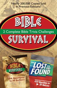 Paperback 2-In-1 Bible Trivia: Bible Survival and Lost and Found Book