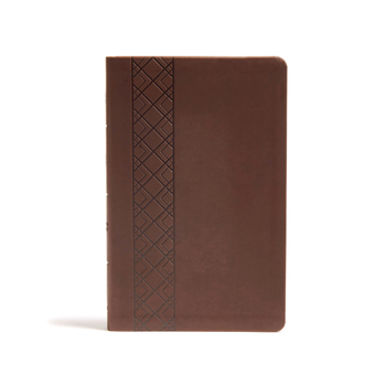 Imitation Leather CSB Ultrathin Reference Bible, Value Edition, Brown Leathertouch Book