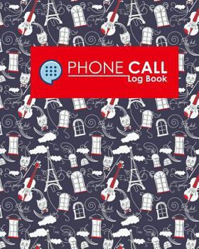 Paperback Phone Call Log Book