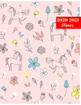 Paperback 2020-2021 Planner: Pretty Jan 1, 2020 to Dec 31, 2021: Daily, Weekly & Monthly View Planner, Organizer & Diary Book