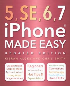 Paperback iPhone 5, Se, 6 & 7 Made Easy Book