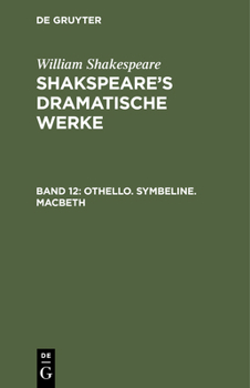 Hardcover Othello. Symbeline. Macbeth [German] Book