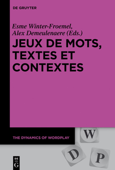 Hardcover Jeux de mots, textes et contextes [French] Book