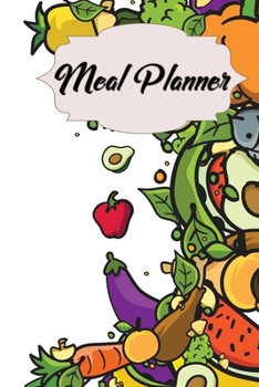 Paperback Meal Planner: Grocery List With Weekly Meal Planner Book