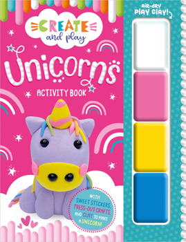 Paperback Create and Play Unicorns Activity Book